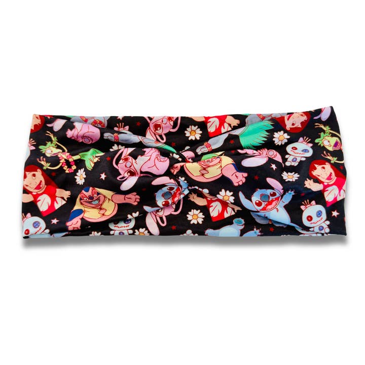Bandeau Alien & Friends bleu (ou option cravate amovible) pour la vente par Sewing Sweethearts