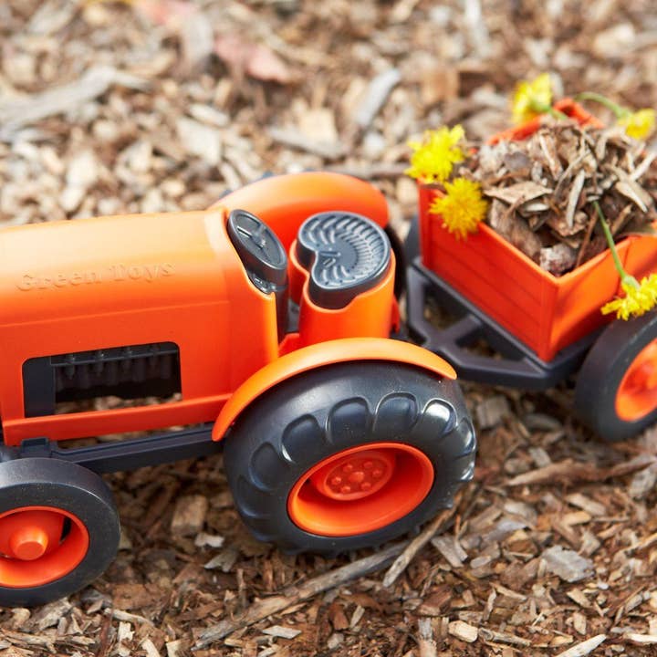 Green Toys - Wholesale Toy Car/Truck - Kids - Tractor - Orange2