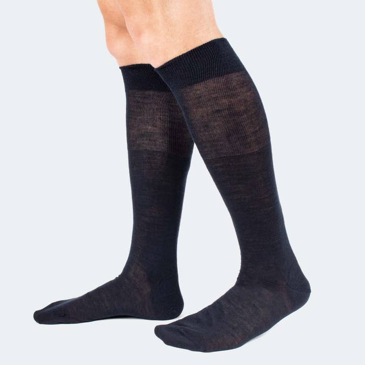 Merinos Wool Knee High socks - Made in Italy (844) for wholesale by Ciocca