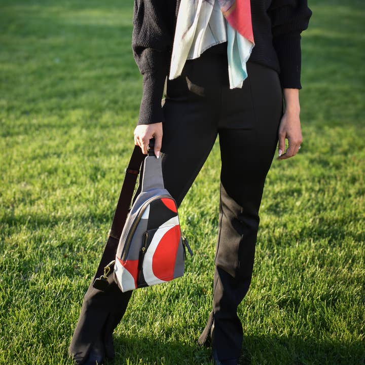 Dupatta Designs - Wholesale Crossbody Bag - Women's - Chihiro Colorblock Cross-body Bag8