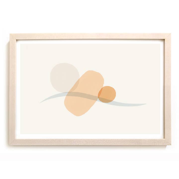 Strandkonsttryck "Biflod" Escapism-serien för wholesale av Matthew Allen Art