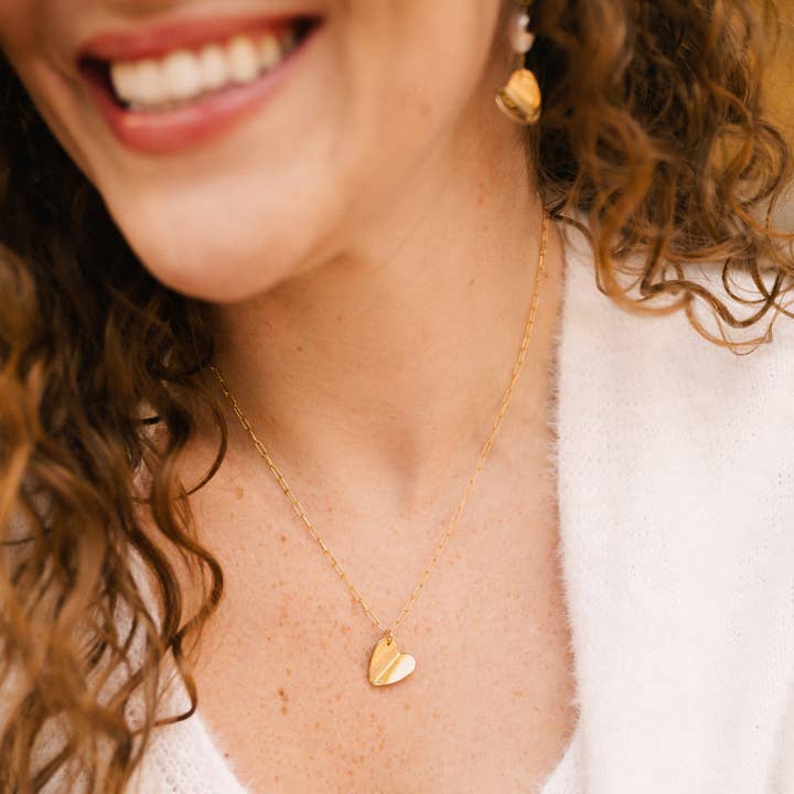 Collier Cœur en Papier pour la vente par NOLIA Jewelry