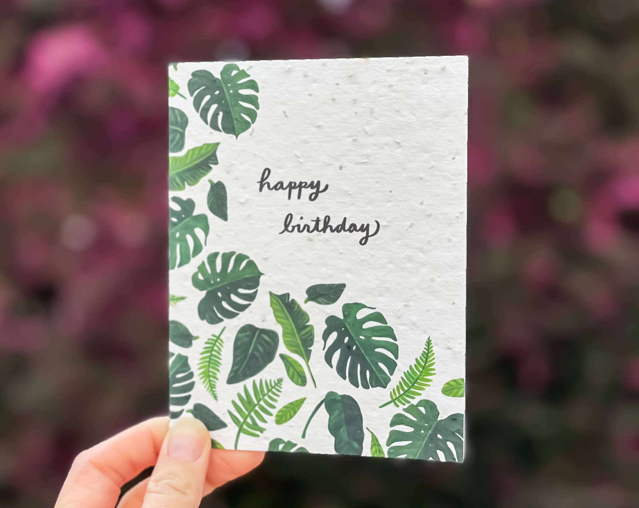 Thoughtful Human - Wholesale Birthday Card - Plants Happy Birthday Plantable Wildflower Seed Card2
