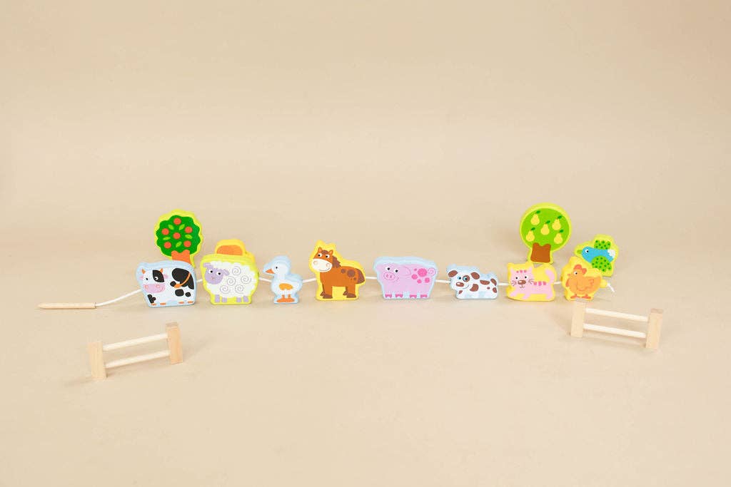 Spirit 'N Sprout - Wholesale Toy Set - Kids - Farm Play Set Lacing Toy6