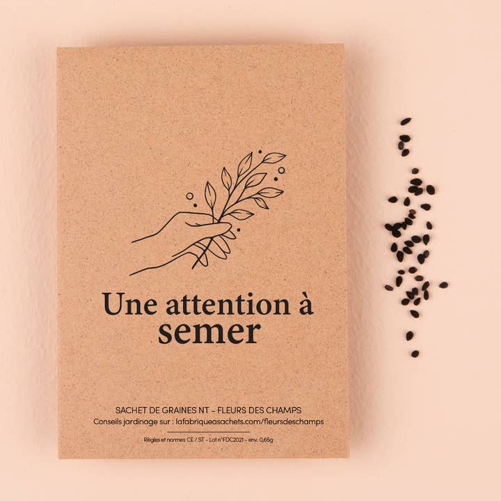 Care to sow - Zadenzak veldbloemen voor wholesale door La Fabrique à Sachets