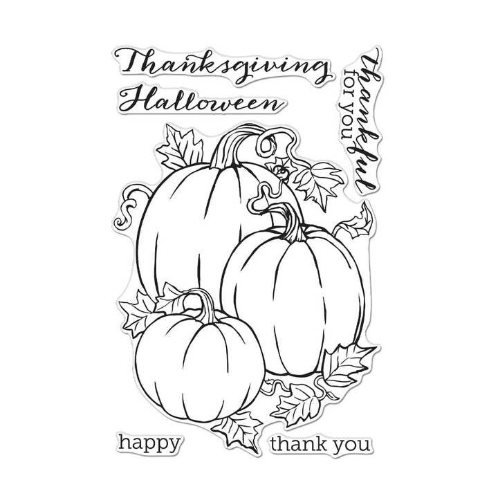 Hero Arts Pumpkin Bunch Clear Stamps for wholesale by Hero Arts + Spellbinders Wholesale