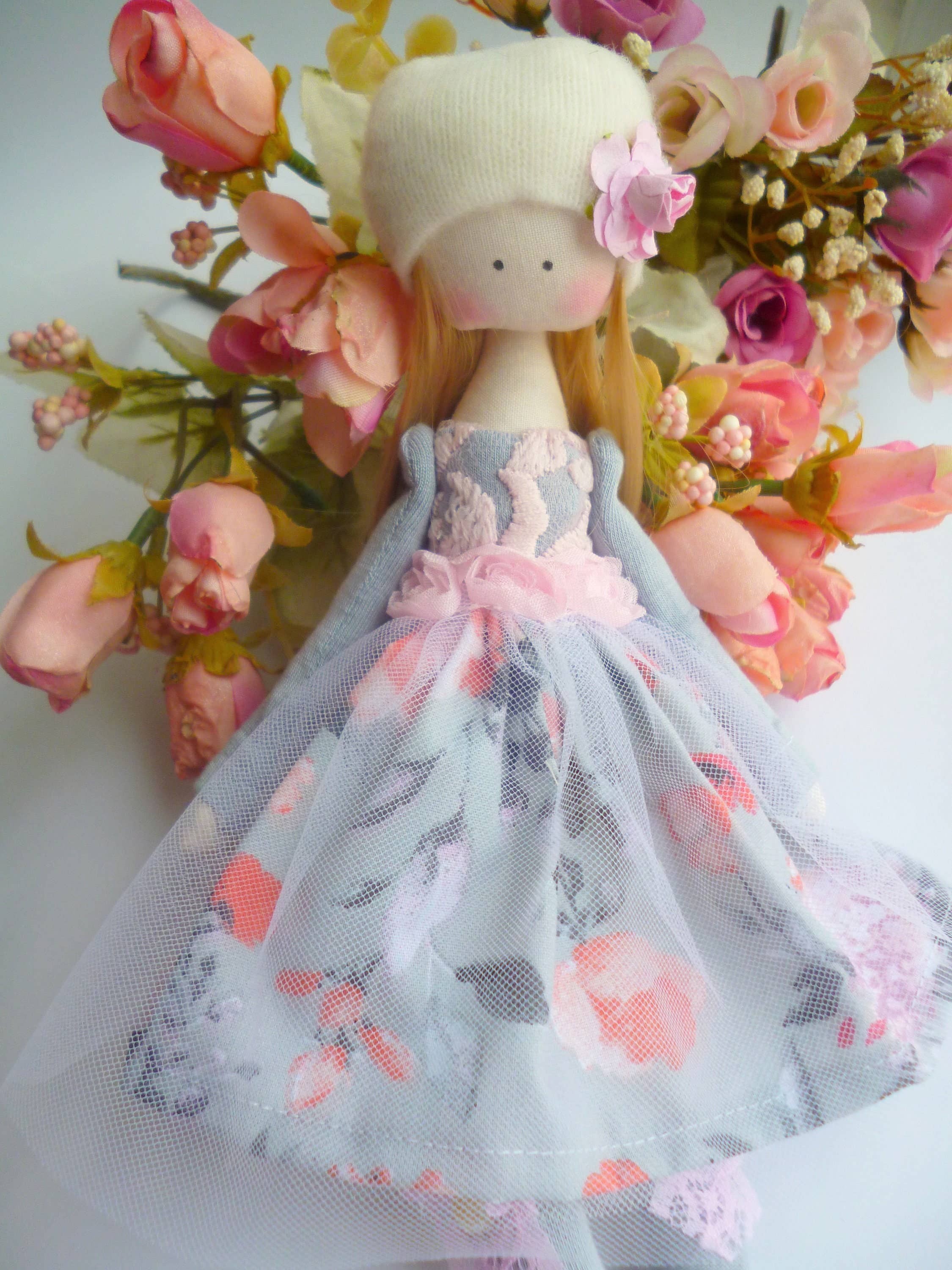 ChernikovaNataliya – wholesale Doll – Kids – Handmade Doll, Tilda Dolls, Decorative Doll, Shabby Chic Nursery, Little Girl Toys, Shabby Cloth Dolls,Ballerina Doll.Fabric Doll.6