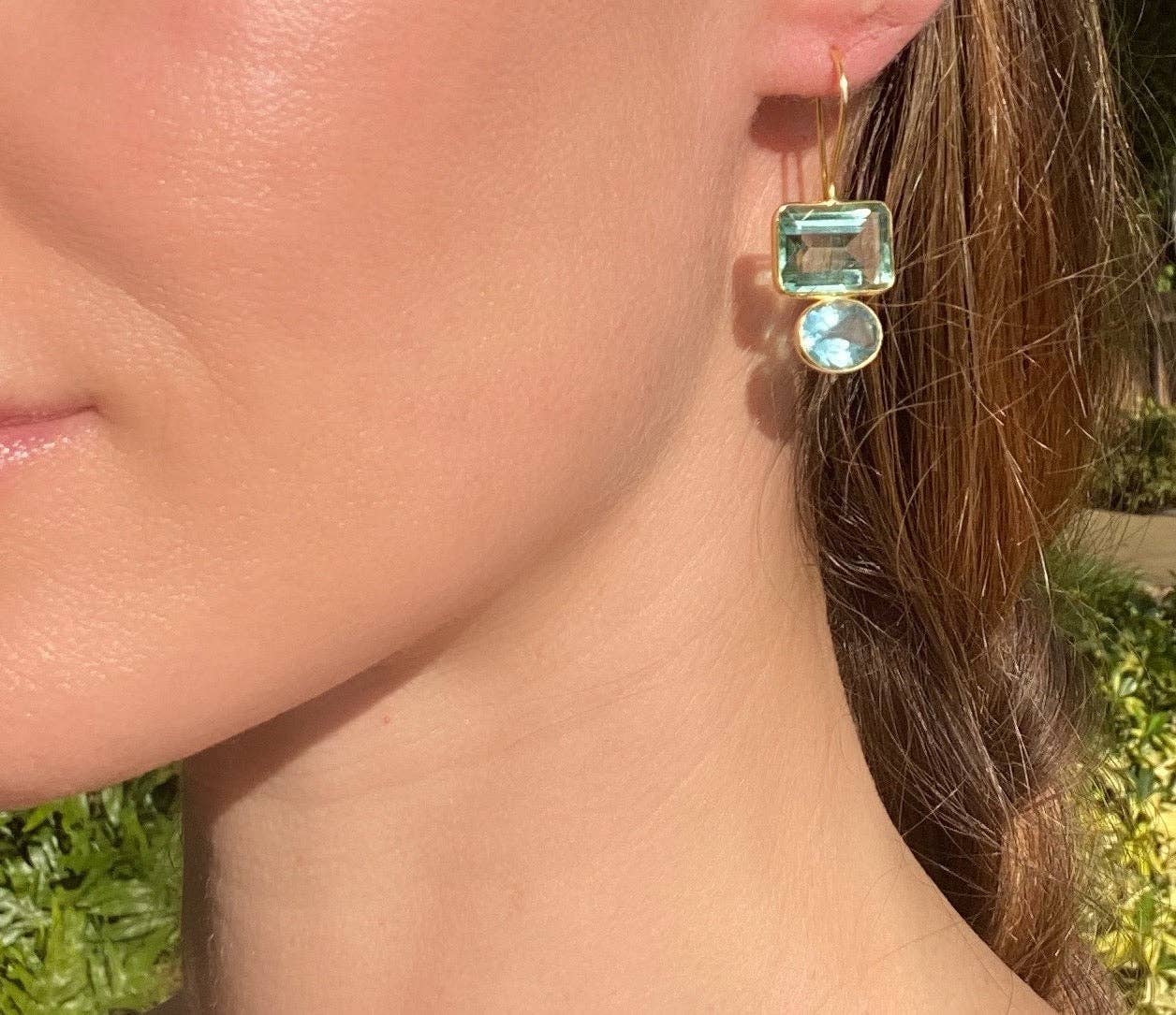Amelia Rose Jewelry - Wholesale Dangle Earrings - Valencia Earring-Aqua & Lime1