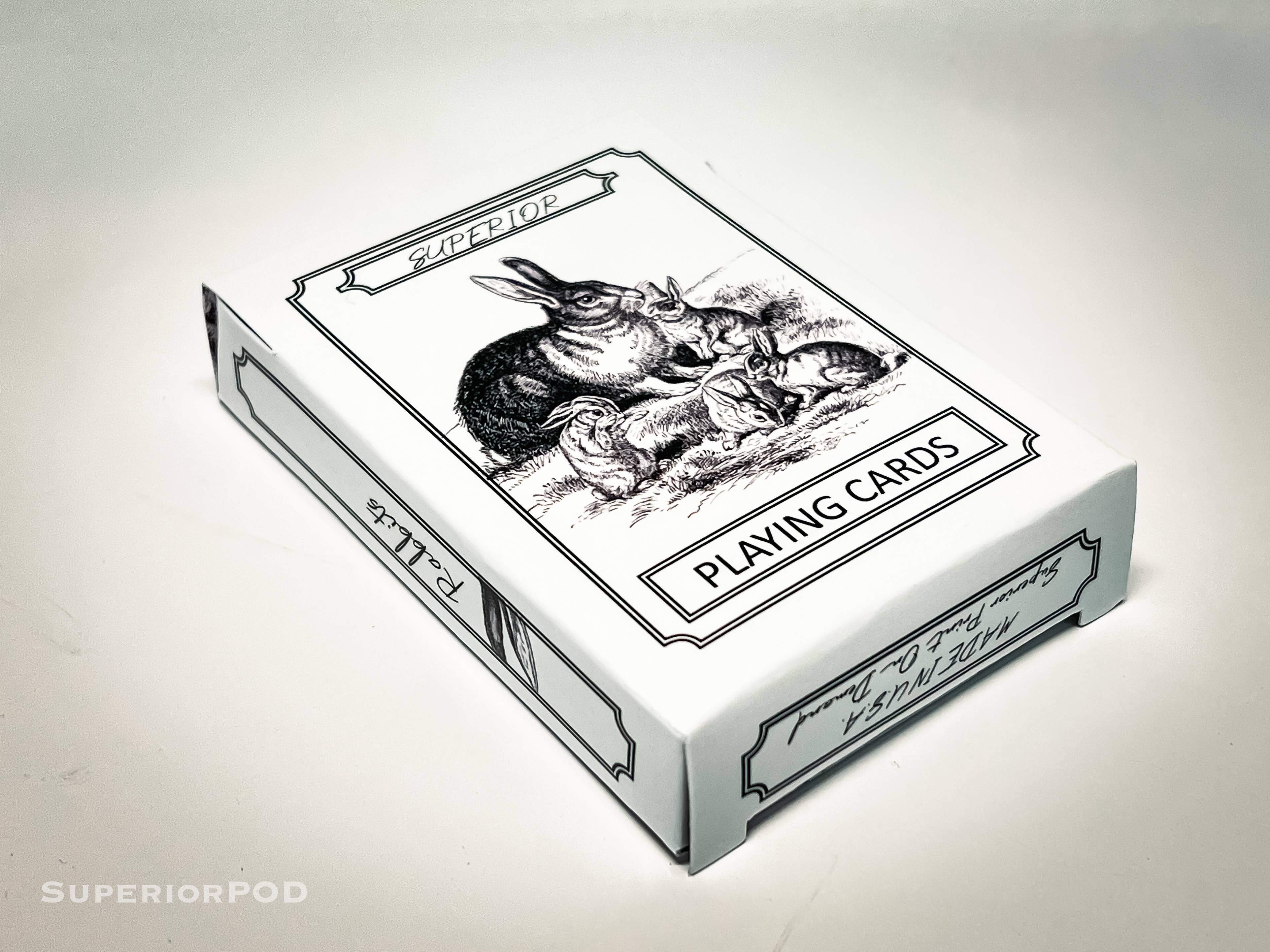 Superior Print on Demand - Vente Jeu de cartes - Cartes à jouer RABBITS, Jeu de cartes Bunny, Cartes de Pâques7