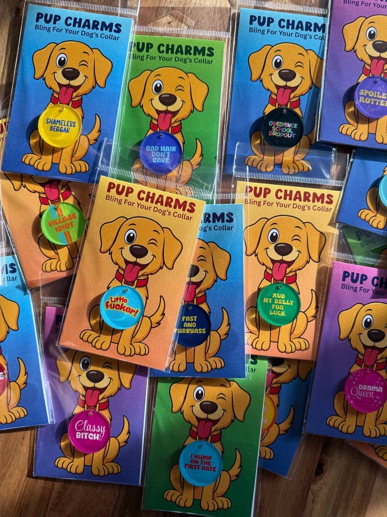 Peace, Love and Sarcasm – Großhandel Halsband-Anhänger – Katze/Hund – Auch hübsche Mädchen pupsen Charme.2