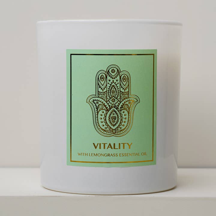 Oneness Living - Wholesale Jar/Filled Candle - Vitality Aromatherapy Candle 0
