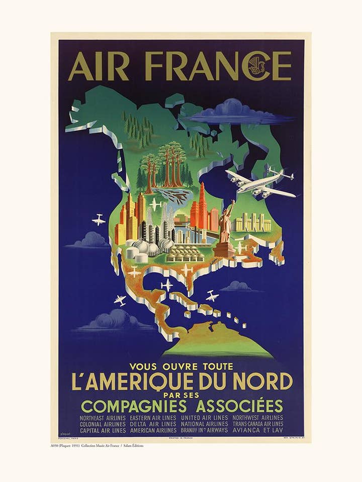 Air France/North America A050 for wholesale by Salam Editions