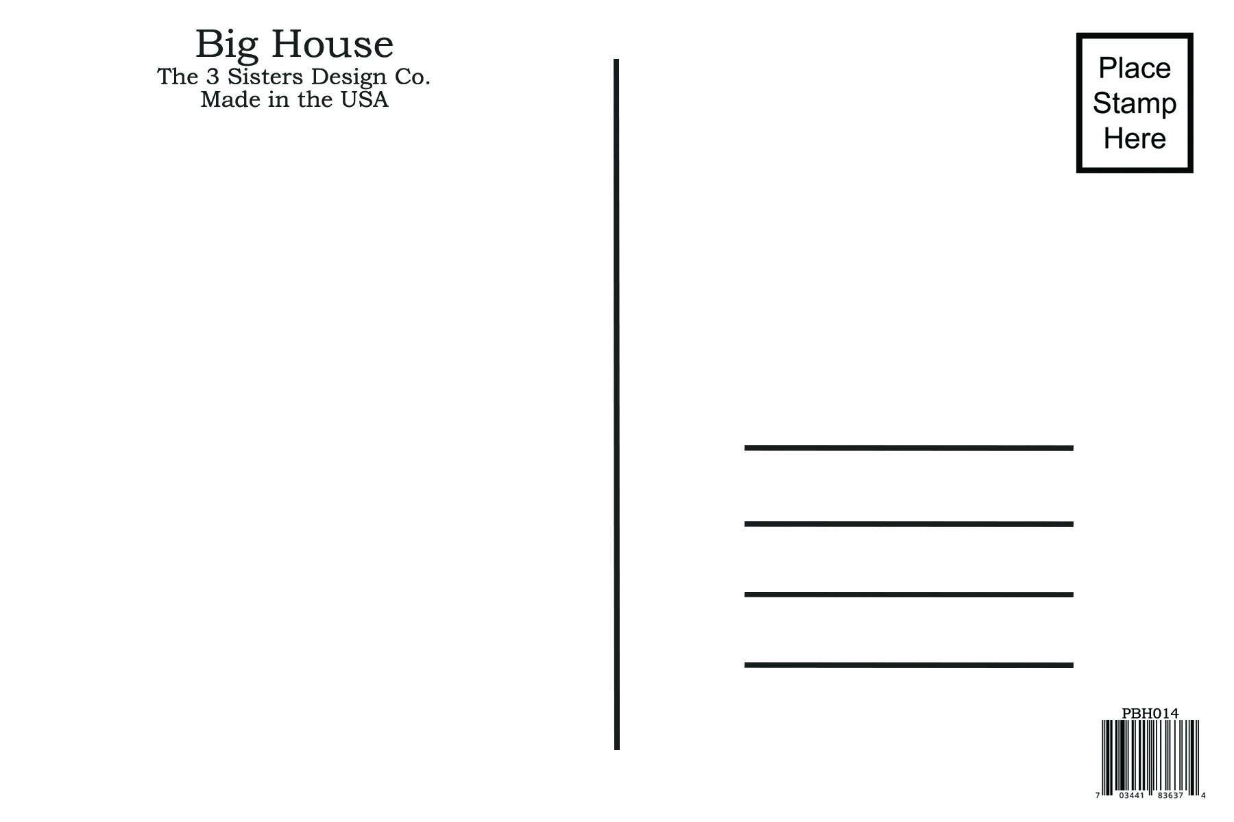 The 3 Sisters Design Co. - Vente Cartes postales - Cartes postales BIG HOUSE, dictionnaire Oxford dans les rues...1