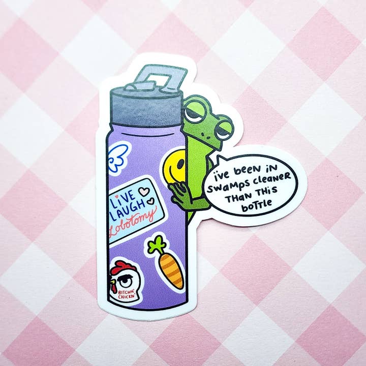 Toku Arts - Wholesale Sticker - Crusty Bottle Vinyl Sticker