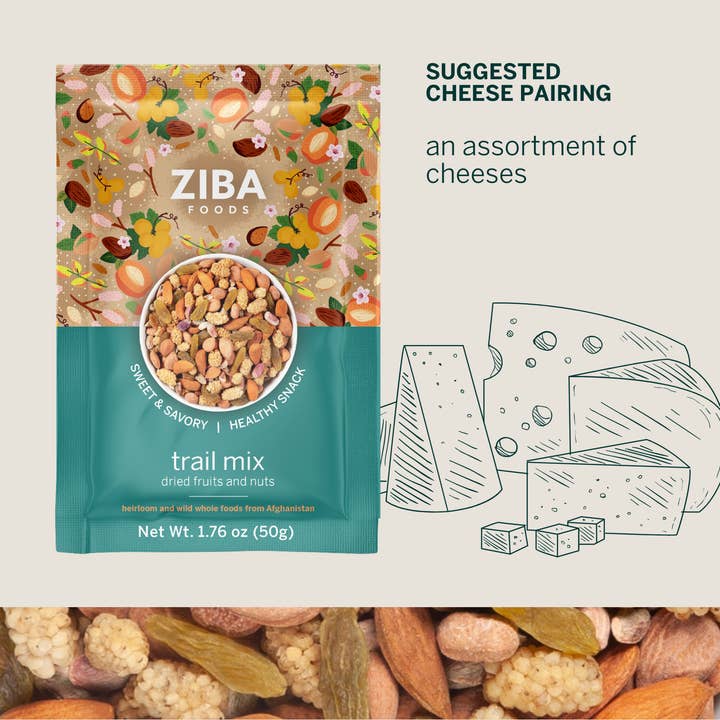 Ziba Foods - Wholesale Trail Mix - Trail Mix Single-Serve Snack, Vegan 1.76 oz7