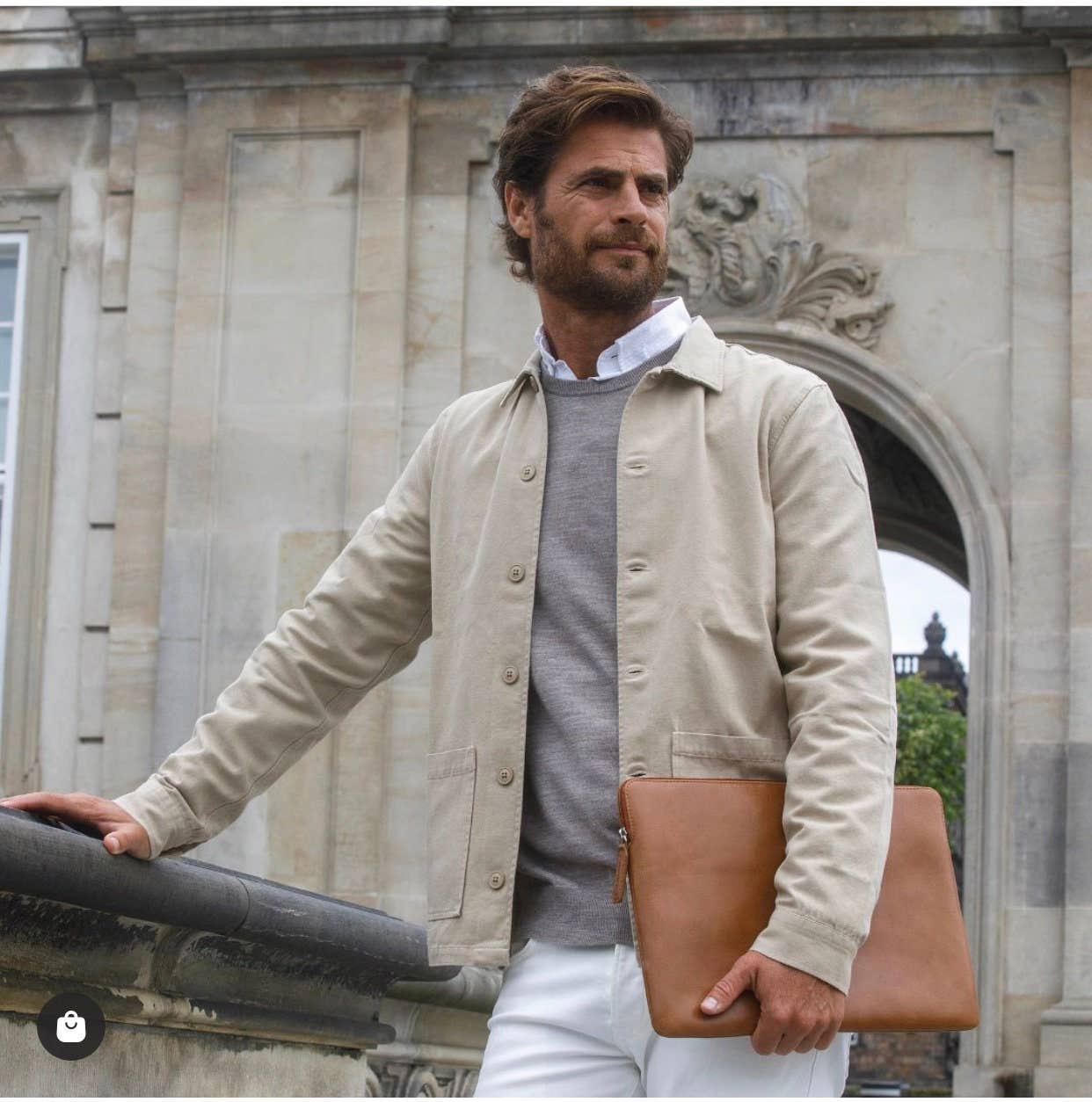 Linen Connections - Vendita all'ingrosso Custodia per laptop/tablet - Unisex - Custodia Sleeve per MacBook in pelle genuina fatta a mano per modelli da 12, 13 e 15 pollici1