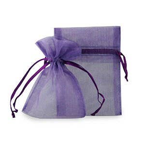 Zakka - Vente Pochette cadeau - Lot de 100 sachets en organza, cadeau transparent, 4 x 6 pouces (11 x 9,5 cm)11