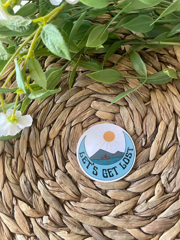 Lets Get Lost Sticker for wholesale by darkivyboutique