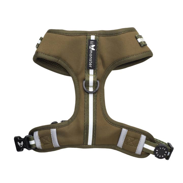 Justerbar sele - Sporty Green for engroshandel hos Lil Monster Pets