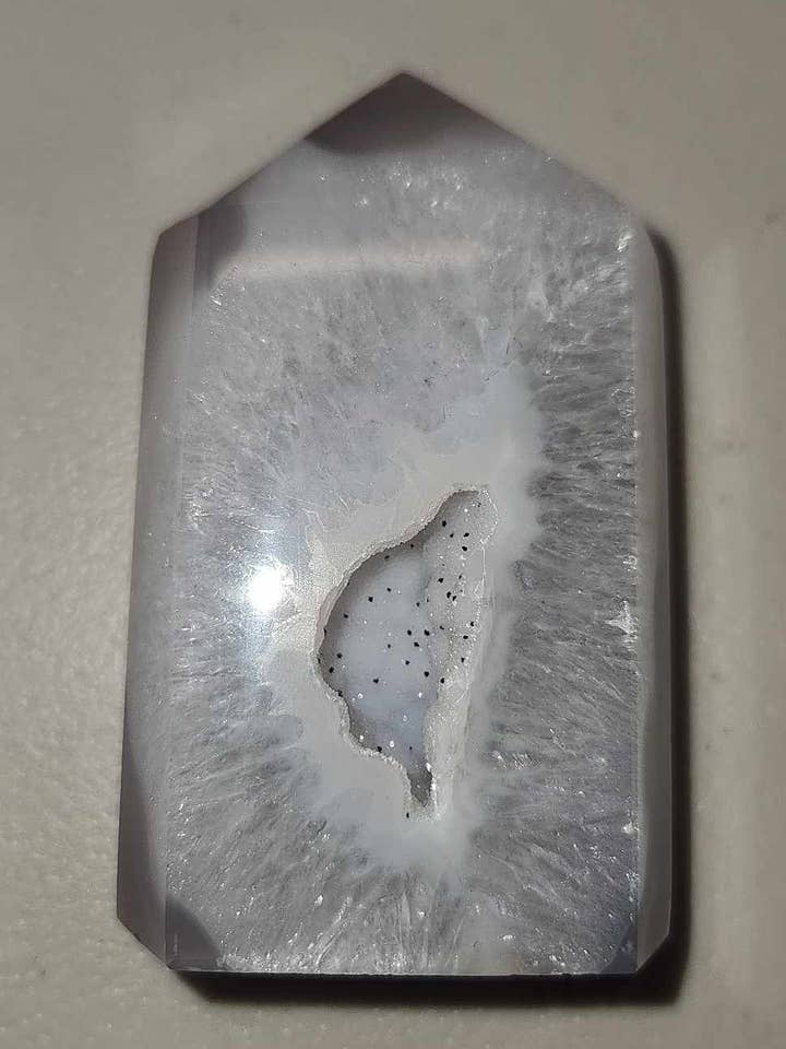 Druzy Agate Point for wholesale by Midnight,Moonlight & Magick