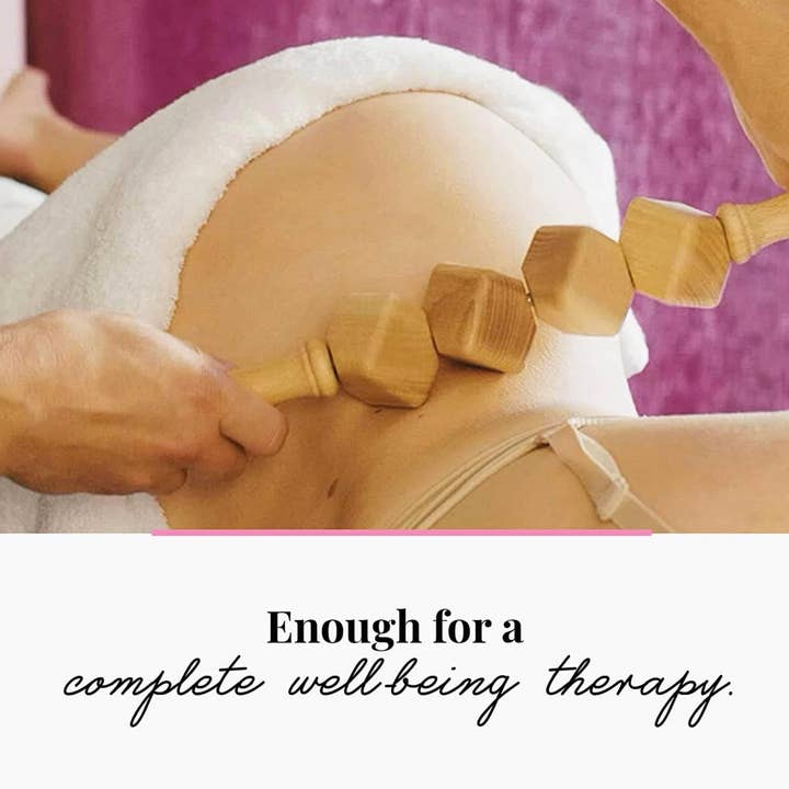 Tuuli GmbH - Wholesale Body Massager - Wooden Cellulite Massage Roller Tool Brush Massager - Cube2