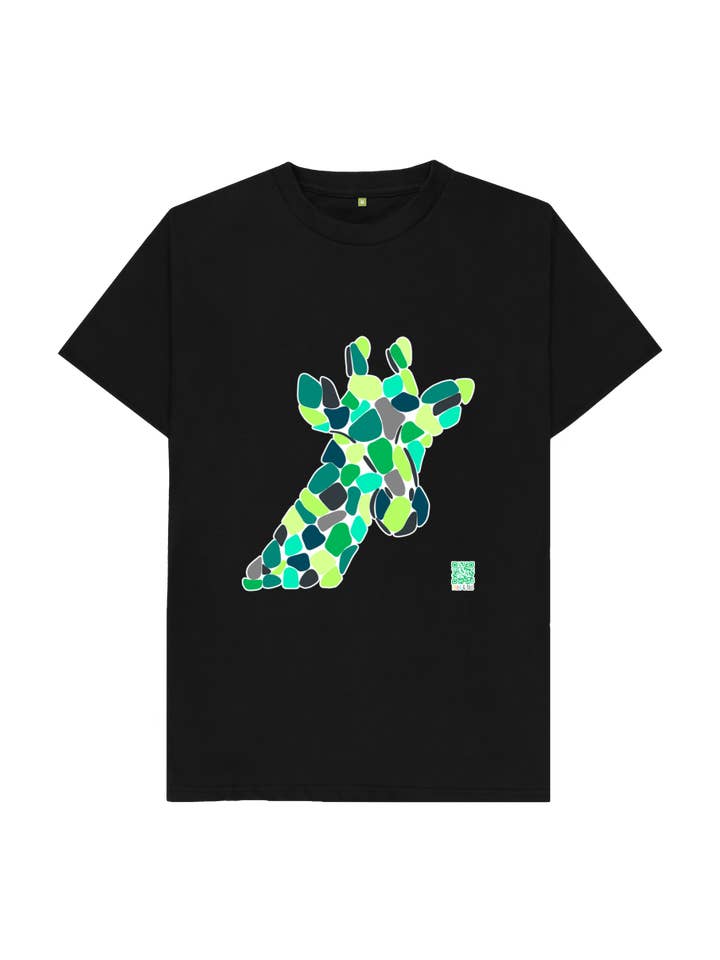 Camiseta infantil verde girafa por atacado de Dodo & Pals