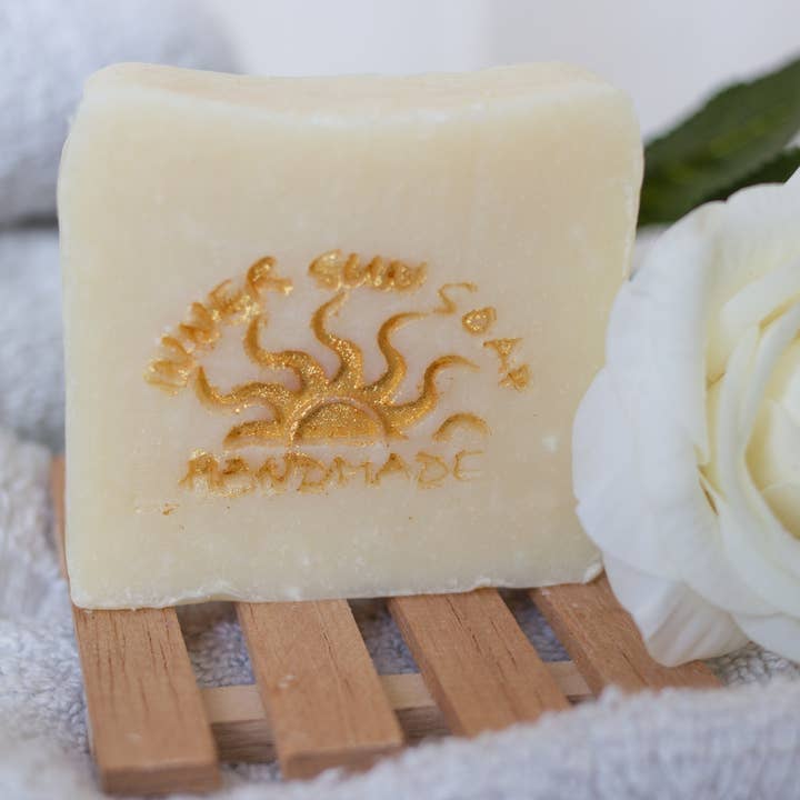 Inner Sun Soap – Engroshandel Sæbestykke – Rose Vand Æg Hvid Sæbe