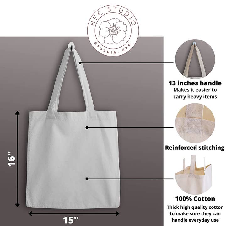 HFC Studio - Wholesale Tote Bag - Unisex - Atlanta is an Hour Away From Atlanta Tote Bag
