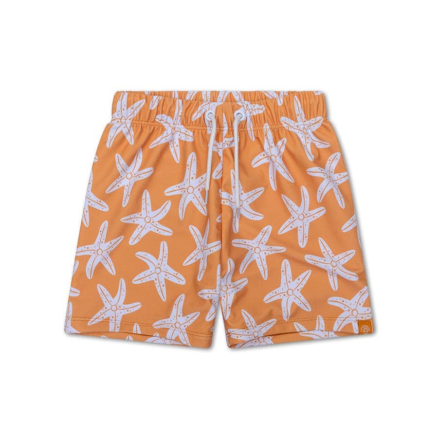 Swim Essentials – Engroshandel Badeshorts – Børn – Swim Essentials Seastar orange UV-badeshorts til drenge