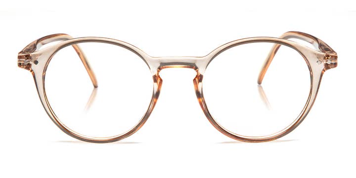 Gafas de lectura Fausto/Crystal Champagne para venta al por mayor de Looplabb Reading Glasses