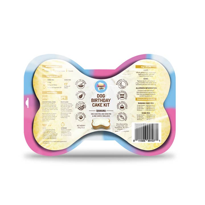Puppy Cake LLC - Wholesale Pet Treats - Dog - Dog Birthday Cake Kit