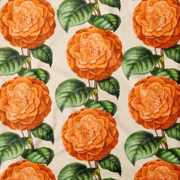 'Camellia' velvet fabric (By the Metre) - Cream for wholesale by Reimagined by Anna Stark