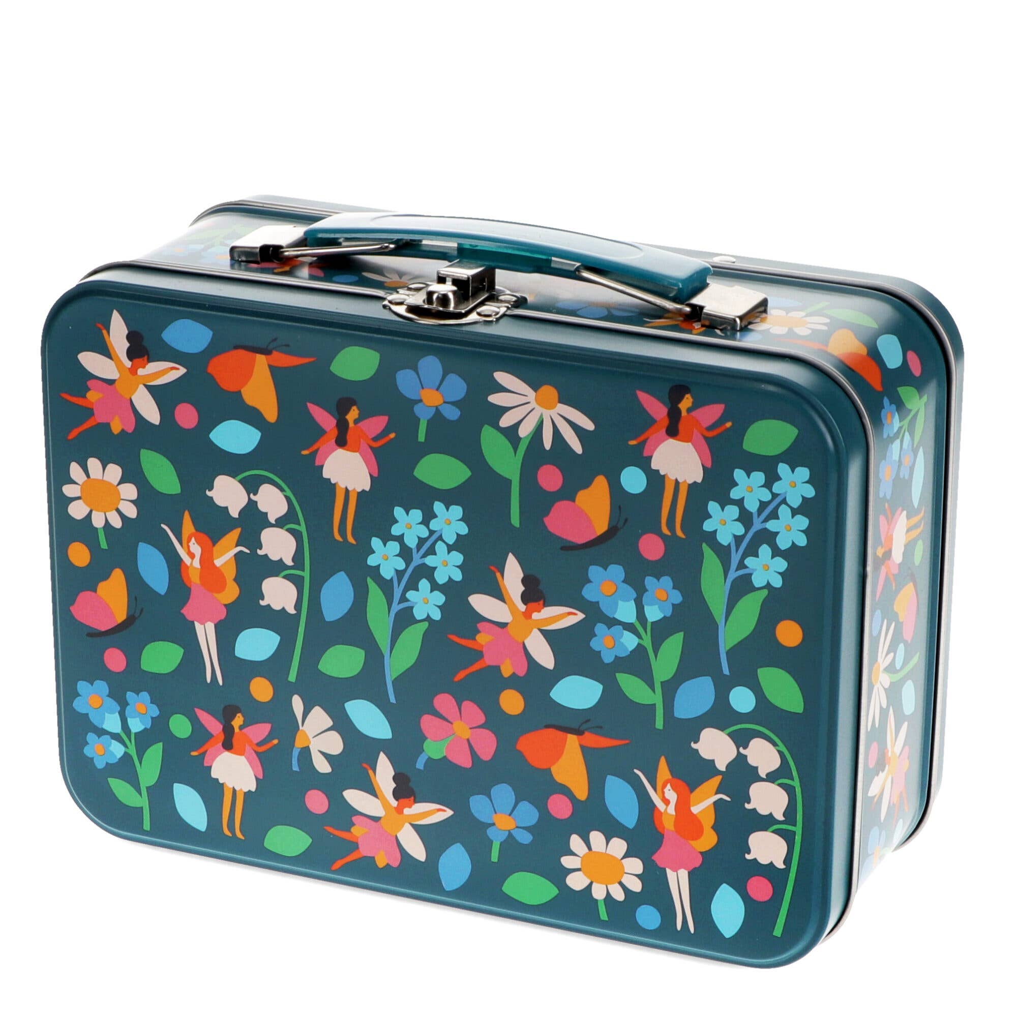 Bobangles - Wholesale Food storage container - Rex London Tin Case - Fairies in the Garden1