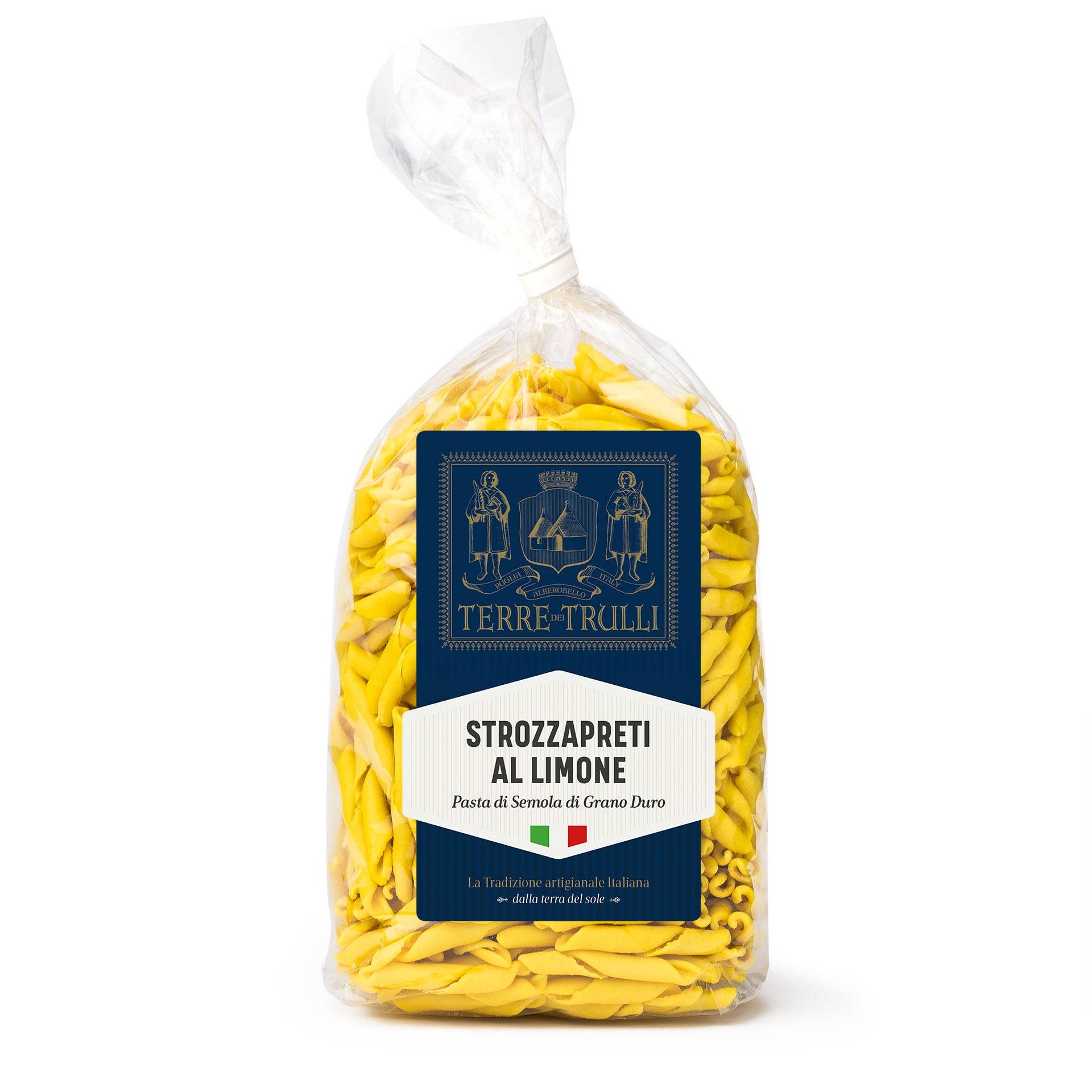 Terre dei Trulli - Wholesale Pasta - Artisanale citroen strozzapreti 500g - Italiaanse pasta2