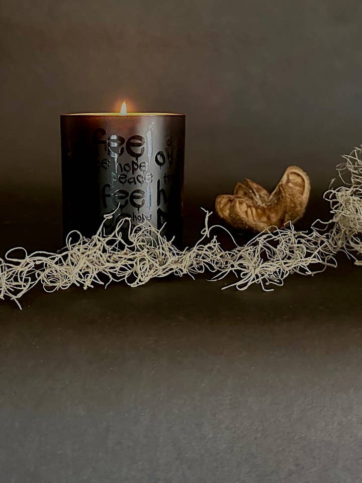 No. 10 Spiced Vanille 10 oz soy blend candle BLK for wholesale by et al life