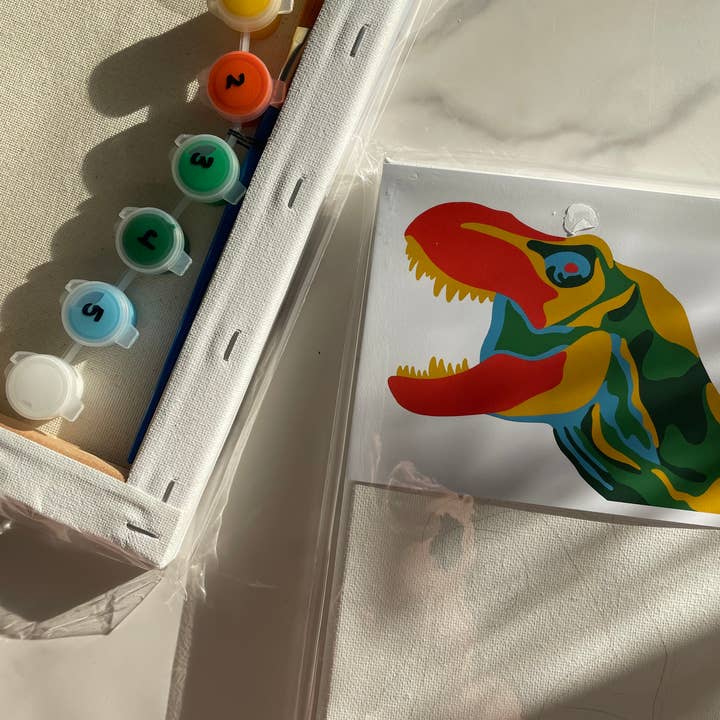 Fundenberger Studio – Kit de artesanato DIY por atacado – T-Rex Pinta por Número2
