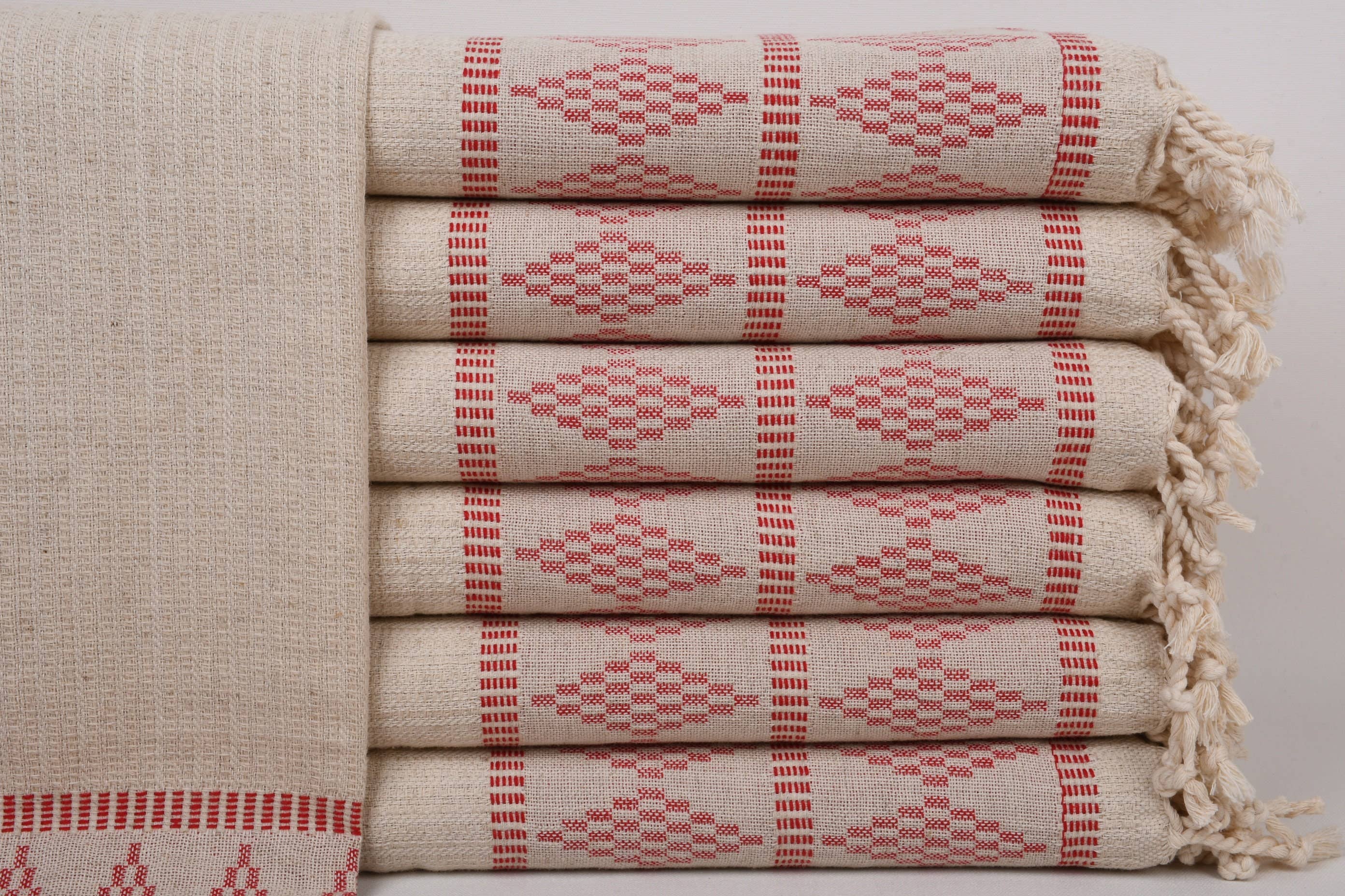 Organic Turkish Towels - Vendita all'ingrosso Strofinacci - Asciugamani personalizzati ricamati a mano e da cucina0