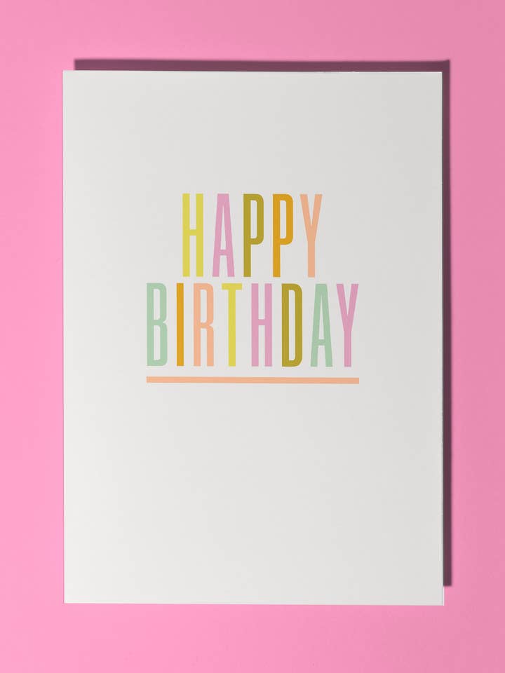 Happy Birthday for wholesale by Tillie Rose Studio