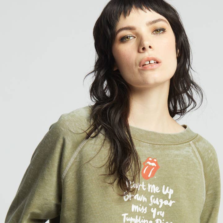 303271 - 930 Rolling Stones Sweatshirt 3517B for wholesale by Recycled Karma