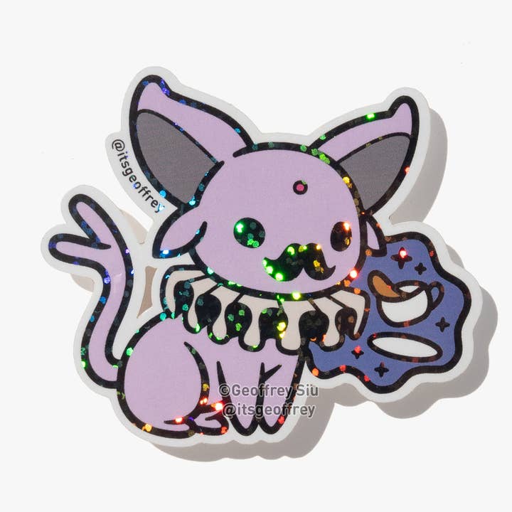 Successpeon Glitter Sticker (3") for wholesale by Geoffrey Siu Art LLC