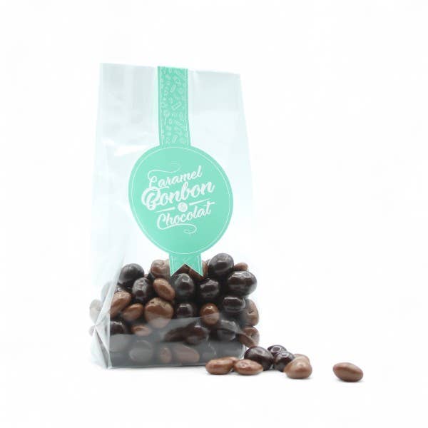 ADG Diffusion – wholesale Chocolate-covered sweets – MILK AND DARK CHOCOLATE RAISINS BAG - 125g0