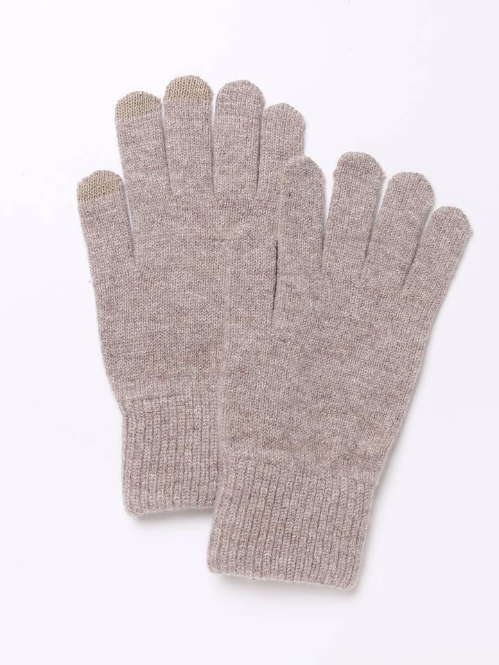 Touchscreen Gloves in Merino Wool for wholesale by Pissenlit