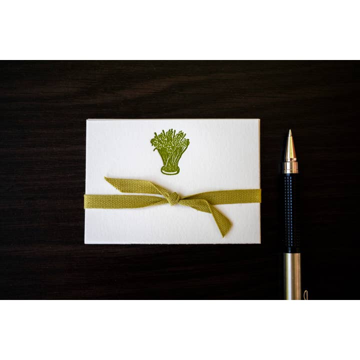 Daffodil Petite Cards for wholesale by Ancesserie Letterpress