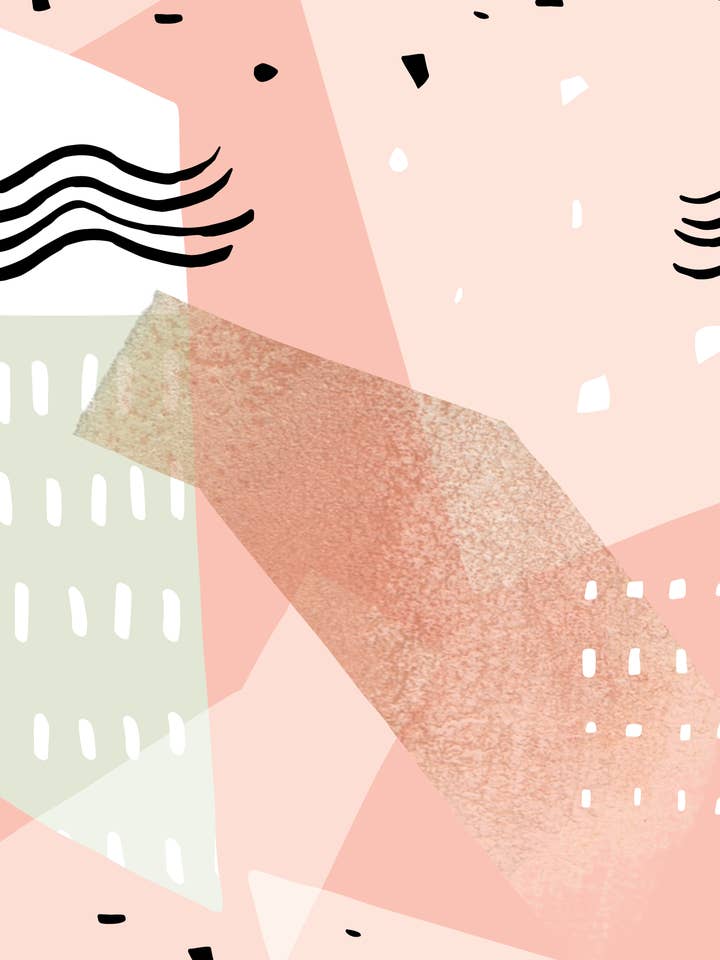 L'imprimé rose abstrait pour la vente par Blossom & Bloom