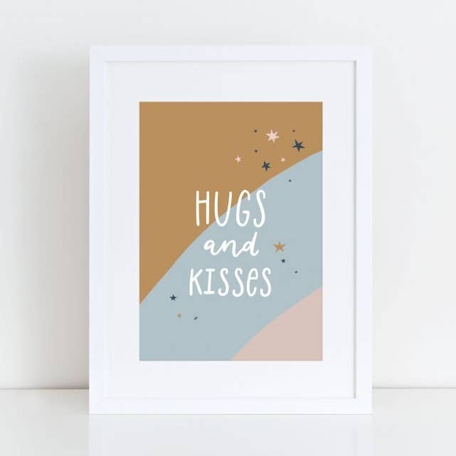 Stampa Hugs & Kisses per la vendita all'ingrosso da parte di Folk + Nest™