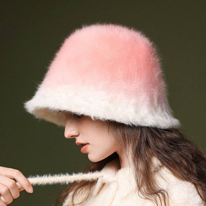 Funkyrel® Atzbranding Limited – wholesale Bucket hat – Women's – Haila - Gradient Color Warm Bucket Hat7