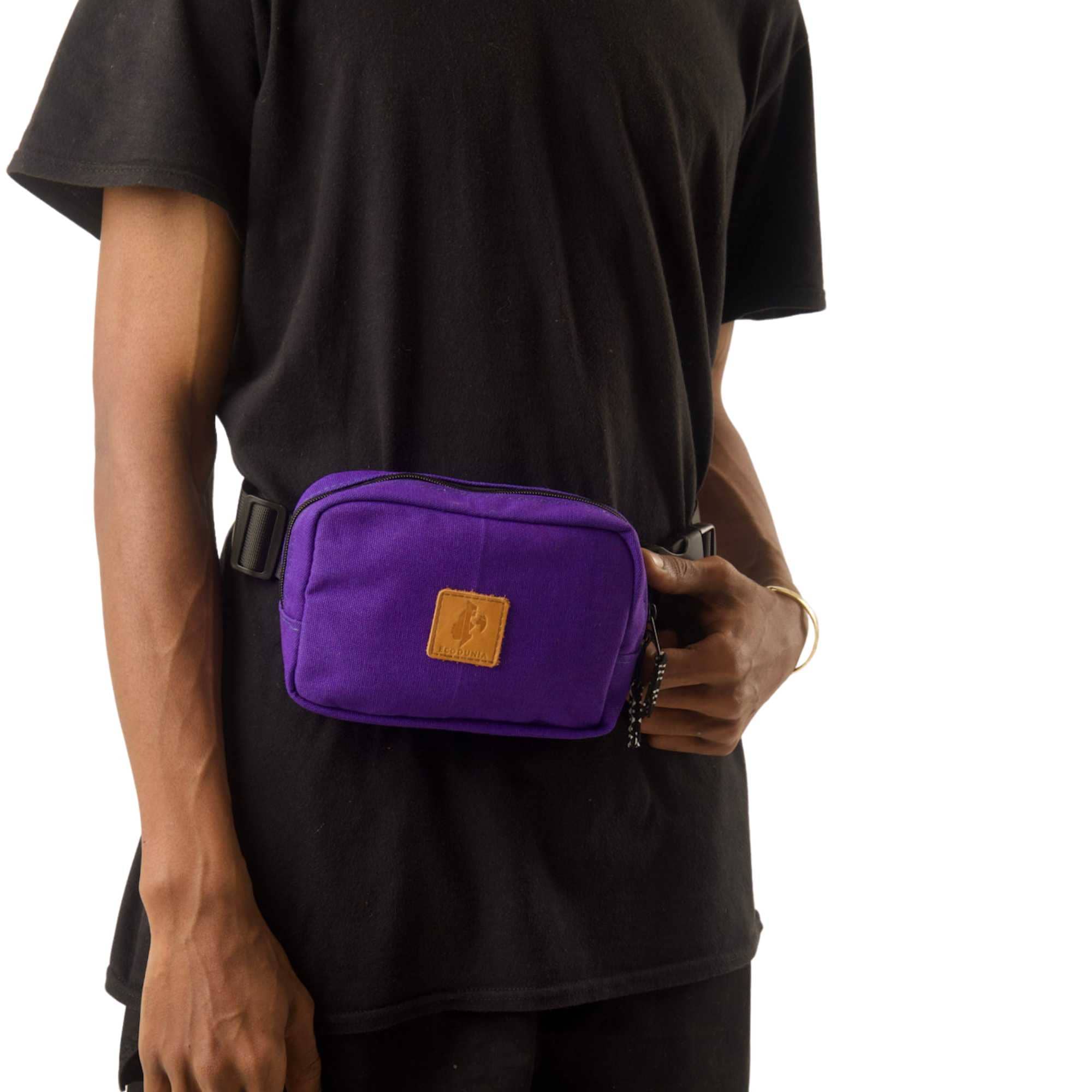 Ecodunia - Wholesale Belt Bag - Unisex - Canvas Crossbody Belt Bag Pouch, The Everywhere Belt Bag 1L6