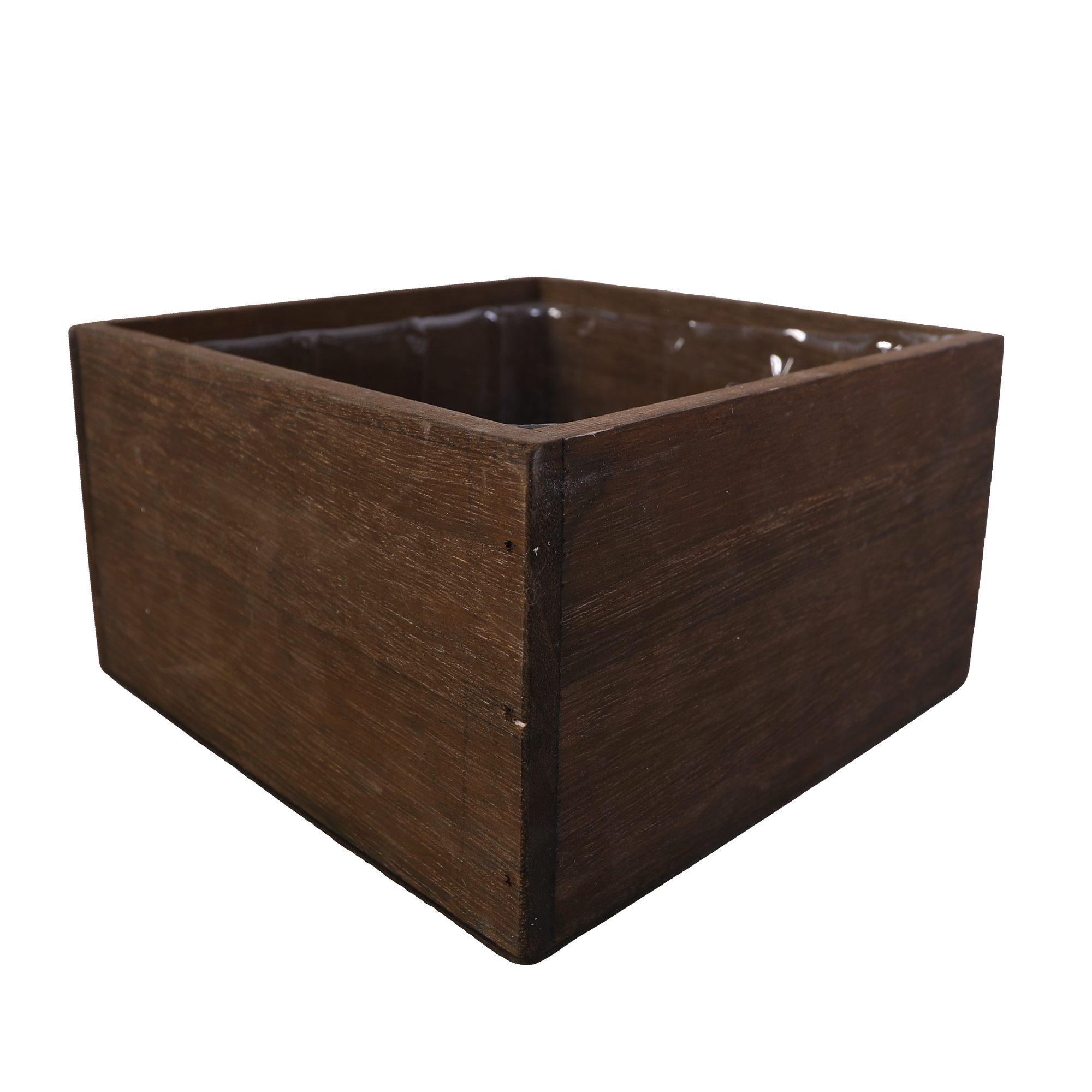 SWS BASKETS AND HOME DECOR - Wholesale Planter Box - Wood Planter Box with Liner, Square Flower & Storage Pot1