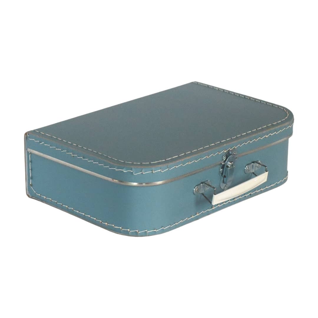Kinderkoffertjes.nl - Wholesale Keepsake Box - Kids & Baby - GREY/BLUE suitcase 30 cm2