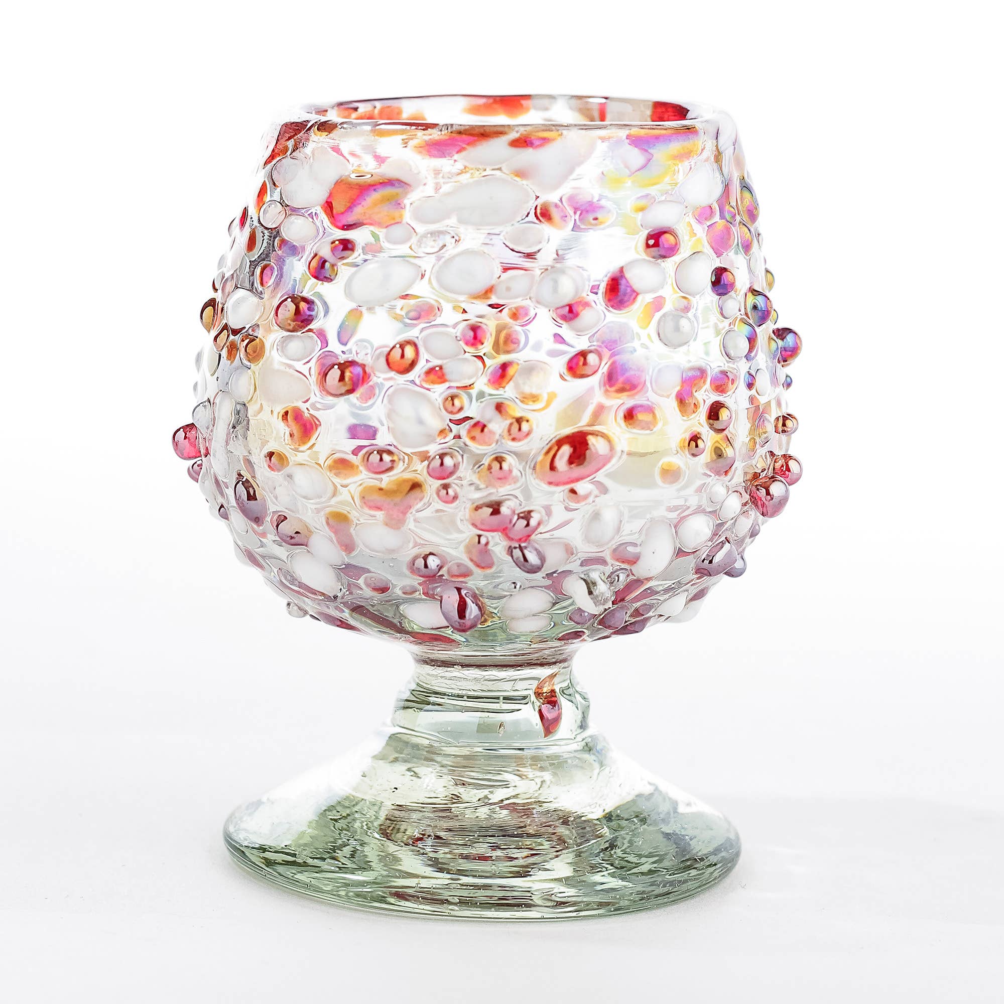 MEXTEQUIL - Wholesale Shot Glass - Hand Blown Shot Glasses Mini Copitas Set of 4- 2Oz -Christmas11